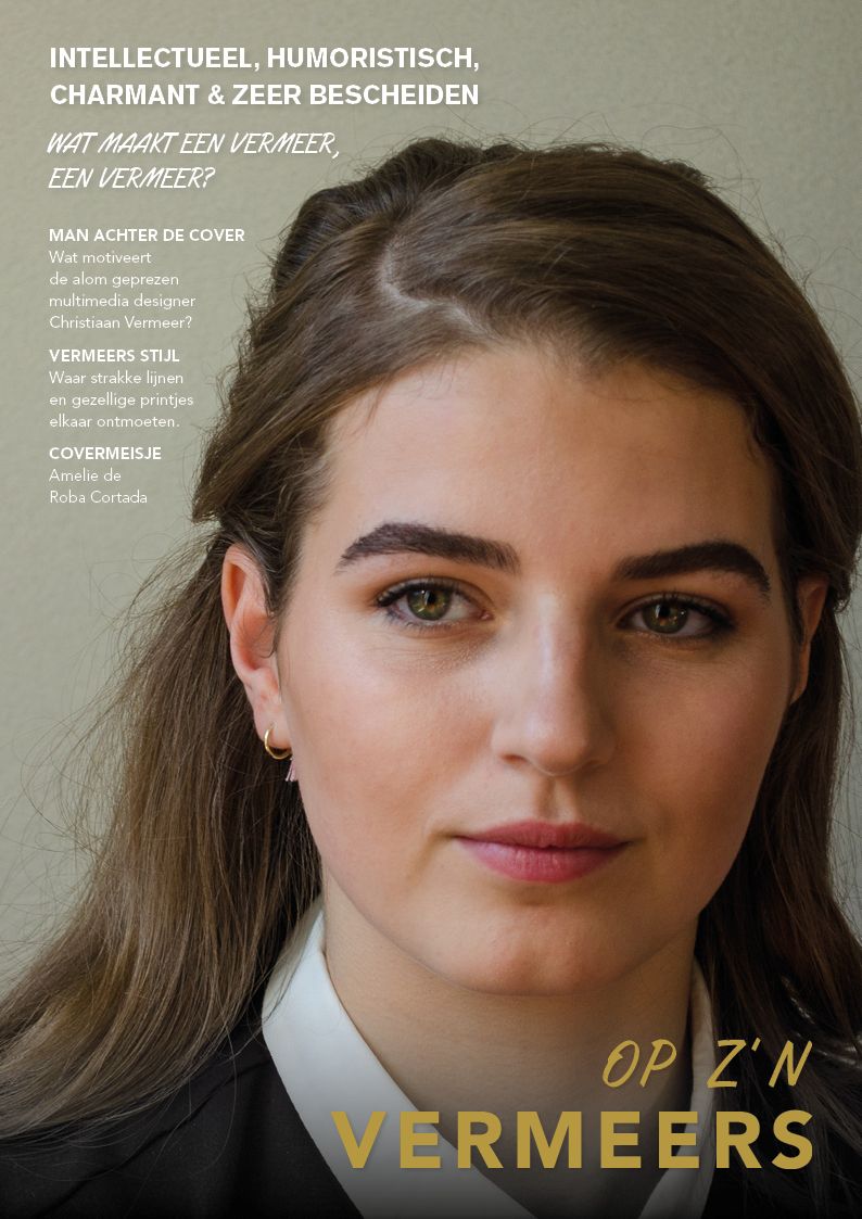 Magazine cover, Op z'n Vermeers